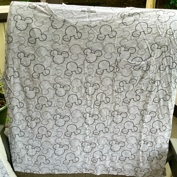 Disney Gray 2 piece pajamas. - Picture 1 of 9